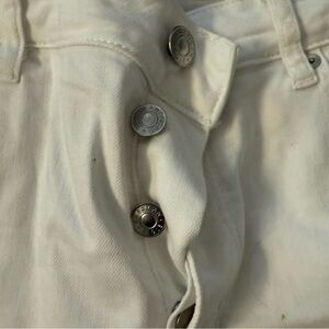 American Eagle Outfitters White Straight Leg Jeans  TOMGIRL